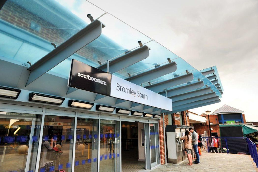 Bromley South Station - Glass Entrance Canopy