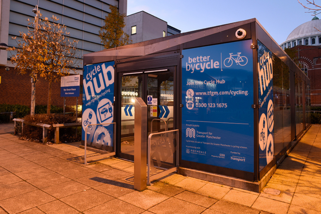 Rochdale Cycle Hub - Transport for Greater Manchester (TfGM) - Broxap
