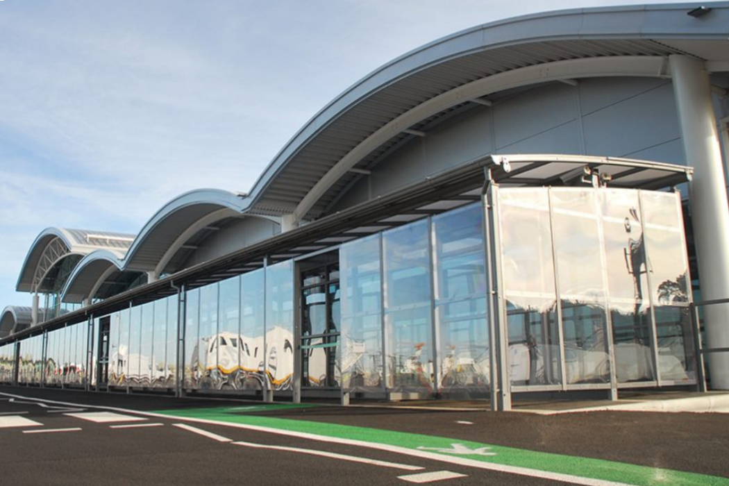 Terminal Canopy at Bournemouth Airport - Broxap