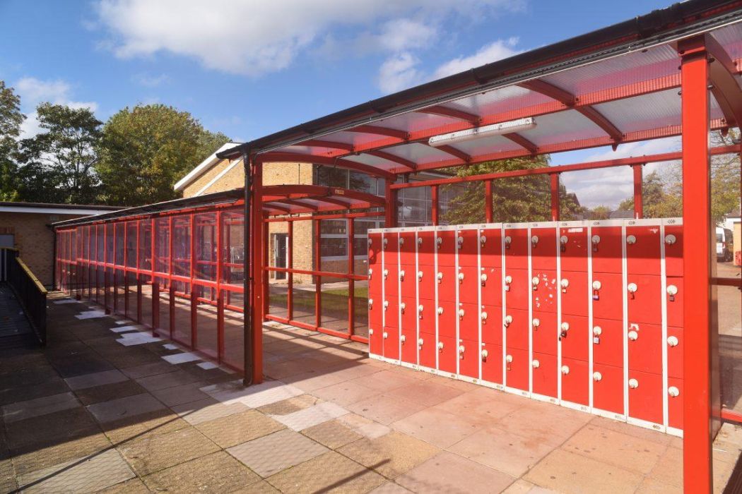 Hatch End High School Shelter | Covered Walkway Ideas from Broxap