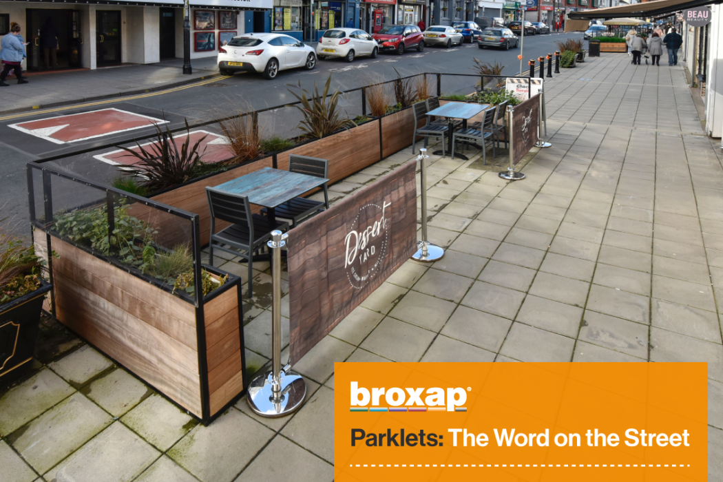 Broxap manufactures, supplies and installs parklets
