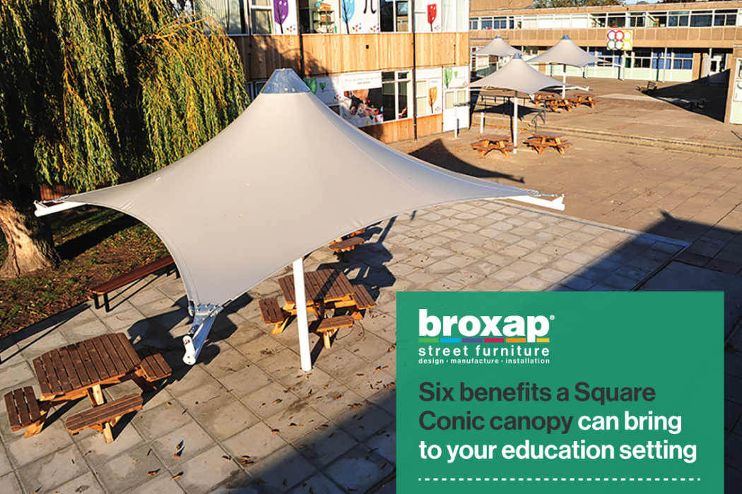 Choosing a Square Conic canopy for your school or college