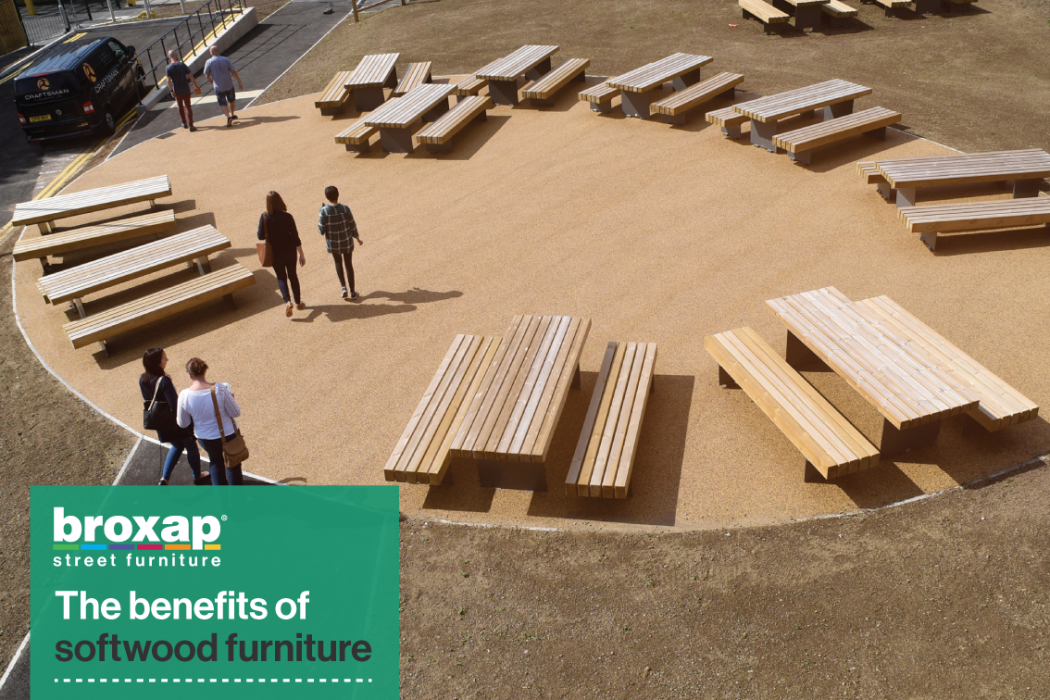 The Benefits of Softwood Street Furniture