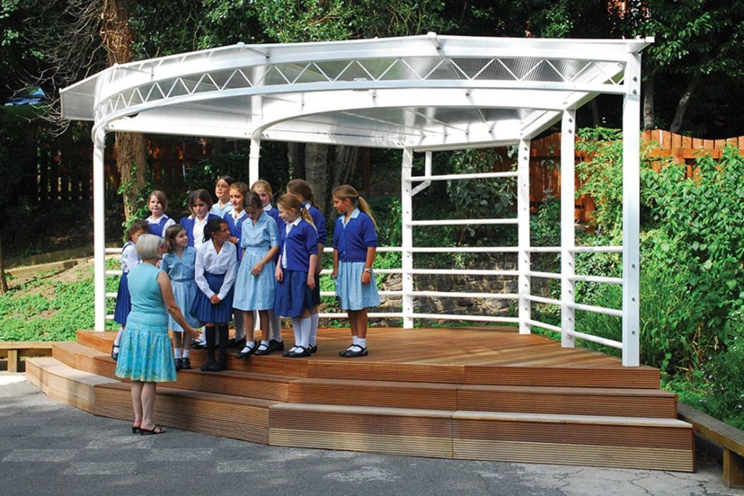 Outdoor Performance Canopy at Ursuline Preparatory School, London - Broxap