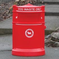 Maelor Plastic High Security Dog Waste Bin