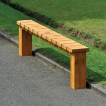 Willington Timber Bench | Broxap | Timber Benches & Seats 