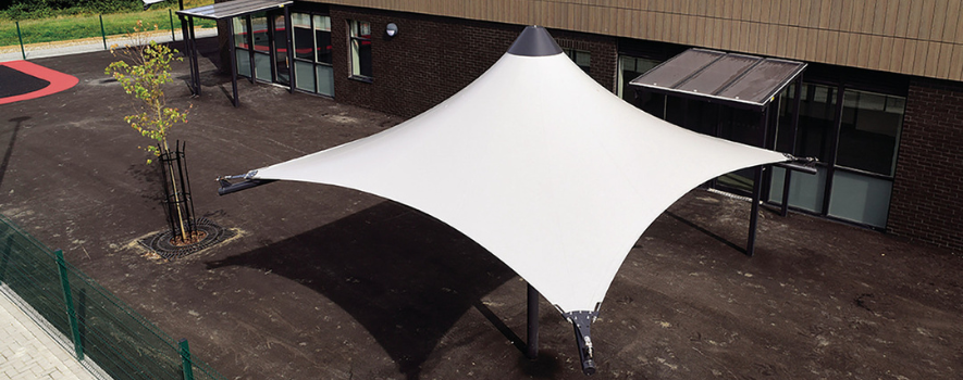 Cooling shade canopy
